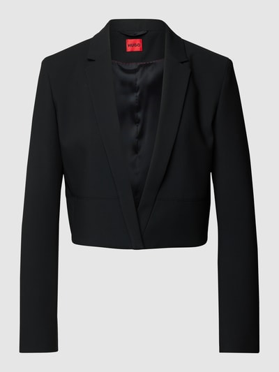 HUGO Korte blazer met reverskraag, model 'Amalisi' Zwart - 2