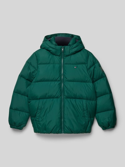 Tommy Hilfiger Teens Donsjack met capuchon Groen - 1