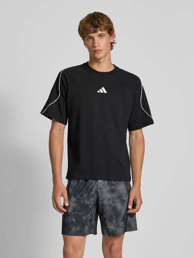 adidas Sportswear T-shirt met labelprint Zwart - 4