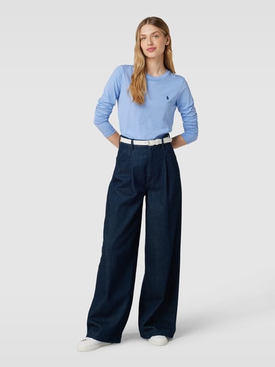 Polo Ralph Lauren Shirt met lange mouwen en logostitching Lichtblauw - 1