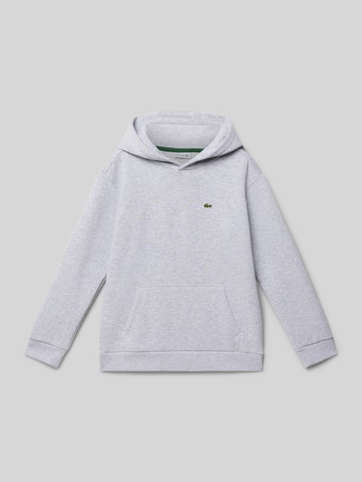 Lacoste Hoodie mit Kapuze Mittelgrau Melange 1