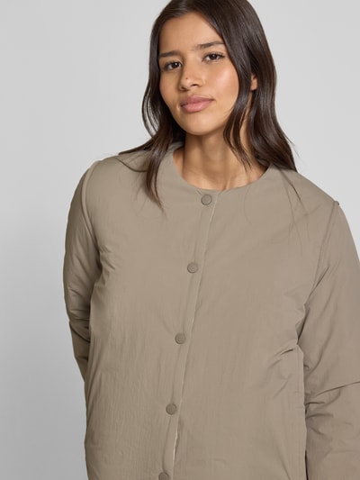 ECOALF Reversible Jacke mit abnehmbarem Kragen Modell 'GERES' Sand 3