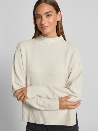 Betty Barclay Gebreide pullover met opstaande kraag Beige - 3