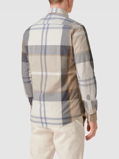 Barbour Freizeithemd mit Allover-Muster Modell 'HARRIS' Sand 5