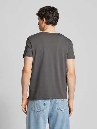 Alpha Industries T-Shirt mit Label-Print Anthrazit 5