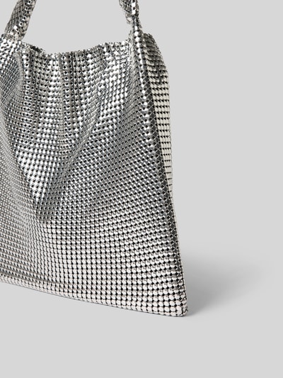 Rabanne Handtasche im Metallic-Look Silber 3