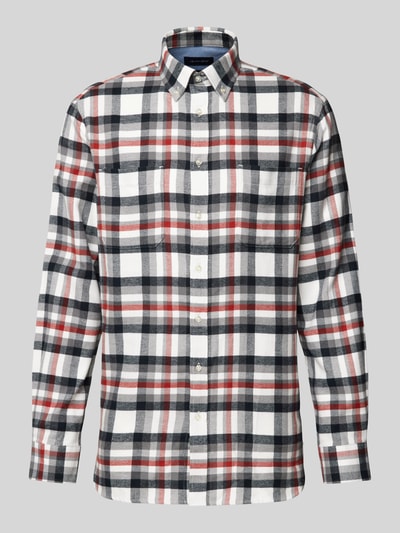 Christian Berg Men Freizeithemd mit Button-Down-Kragen Graphit 2