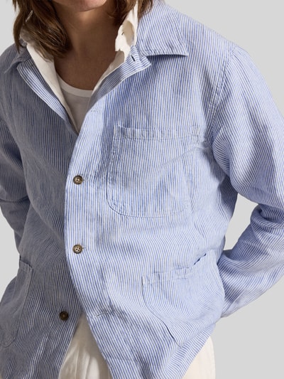 Polo Ralph Lauren Regular Fit Freizeithemd aus reinem Leinen Hellblau 3