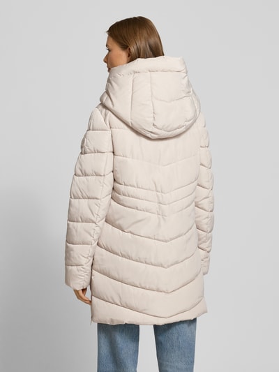 Tom Tailor Regular Fit Steppmantel mit Kapuze Beige 5