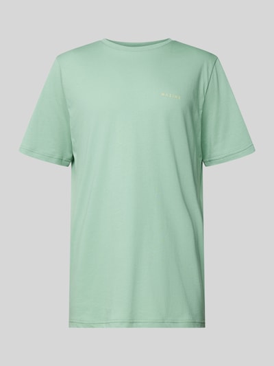 Mazine T-Shirt mit Label-Print Modell 'Stundon' Mint 2