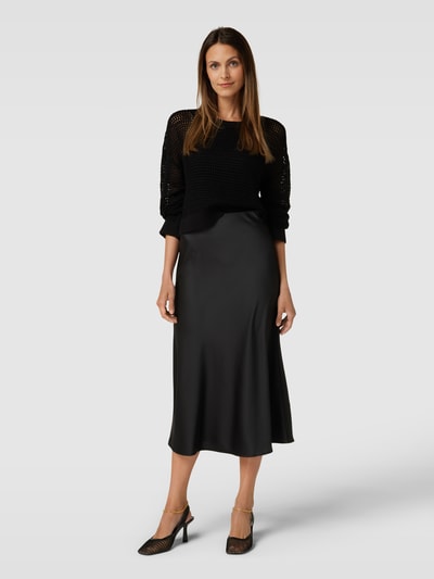 YAS Midirok met elastische band, model 'SPELLA' Zwart - 1