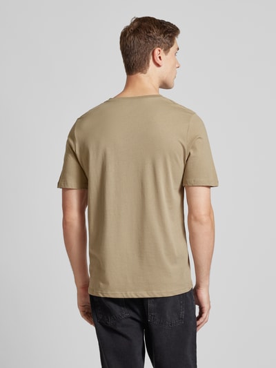 Jack & Jones T-Shirt mit Label-Print Khaki 5