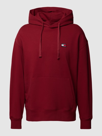 Tommy Jeans Hoodie mit Känguru-Tasche Bordeaux 2