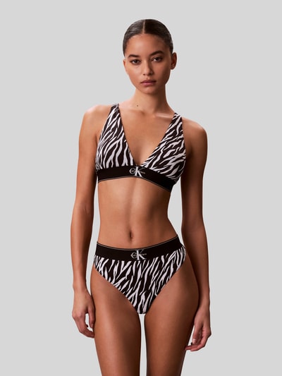 Calvin Klein Underwear bralette met logodetail Zwart - 4