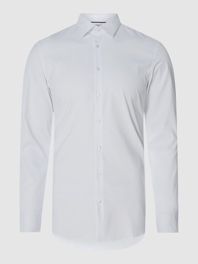 Jake*s Koszula biznesowa o kroju super slim fit ze streczem  Biały 2