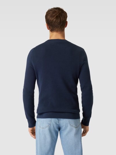 s.Oliver RED LABEL Strickpullover mit Strukturmuster Marine 5