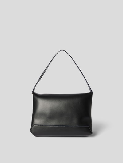 Victoria Beckham Pochette aus echtem Lammleder Black 6