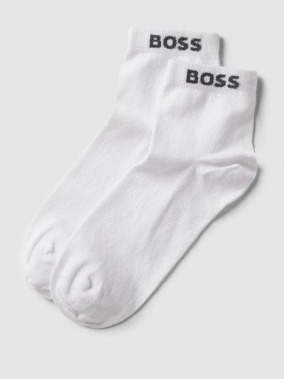 BOSS Sneakersocken mit Label-Details im 2er-Pack Weiss 1