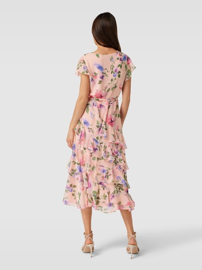 Lauren Ralph Lauren Blousejurk met all-over motief, model 'SUJATTA' Felroze - 5