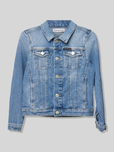 Calvin Klein Jeans Jeansjacke mit Umlegekragen Modell 'AUTHENTIC' Blau 1