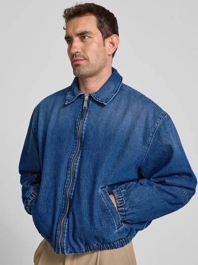 Edwin Jeansjacke mit Kentkragen Jeansblau 3