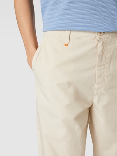 BOSS Orange Hose mit Label-Details Modell 'STATUM' Beige 3