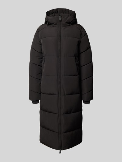 WITHBLACK Steppmantel mit Kapuze Black 2
