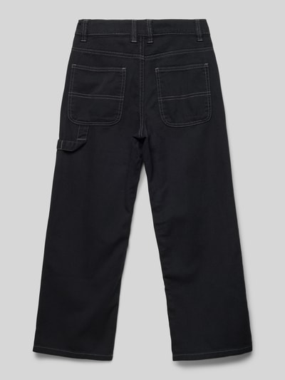 Tom Tailor Relaxed Fit Hose aus reiner Baumwolle Black 3