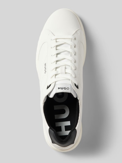 HUGO Sneaker mit Label-Print Modell 'Riven' Weiss 3
