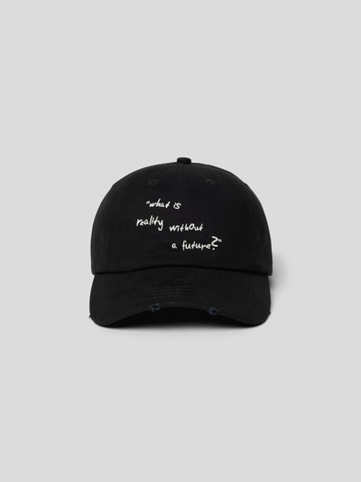 Preach Cap mit Statement-Stitching Schwarz 4