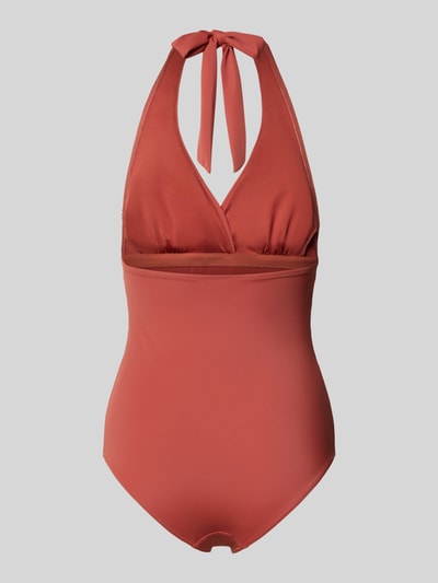 MAGIC Bodyfashion Badeanzug in unifarbenem Design Rot 3
