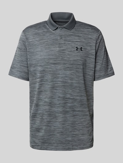 Under Armour Regular Fit Poloshirt mit Logo und Knopfleiste Mittelgrau 2
