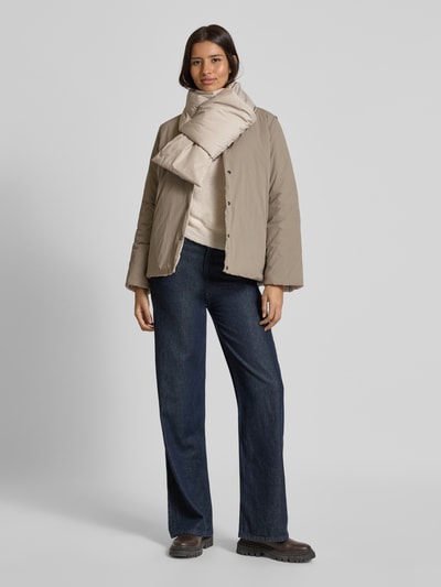 ECOALF Reversible Jacke mit abnehmbarem Kragen Modell 'GERES' Sand 1