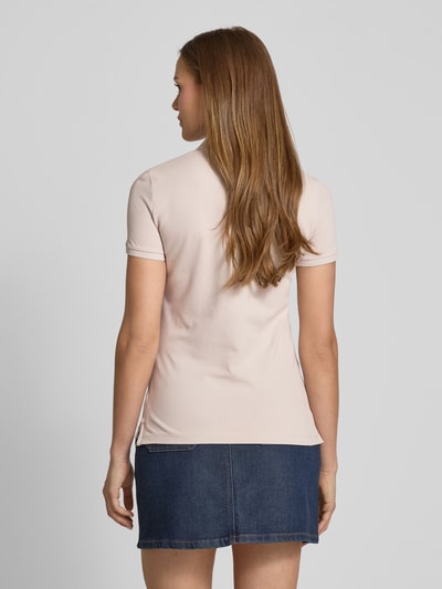 Christian Berg Woman Poloshirt mit kurzer Knopfleiste Mud 5