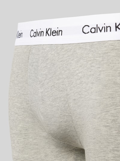 Calvin Klein Underwear Trunks aus Viskose mit Label-Bund im 3er-Pack Hellgrau 2