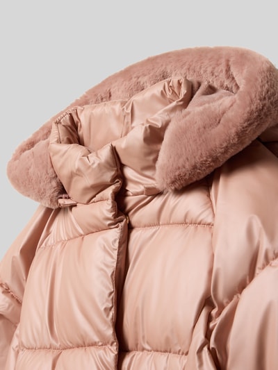 Mayoral Wide fit winterjack in doorgestikte look Roze - 2