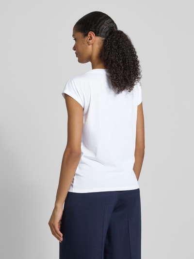 Lauren Ralph Lauren T-Shirt mit Label-Print Modell 'GRIETA' Weiss 5