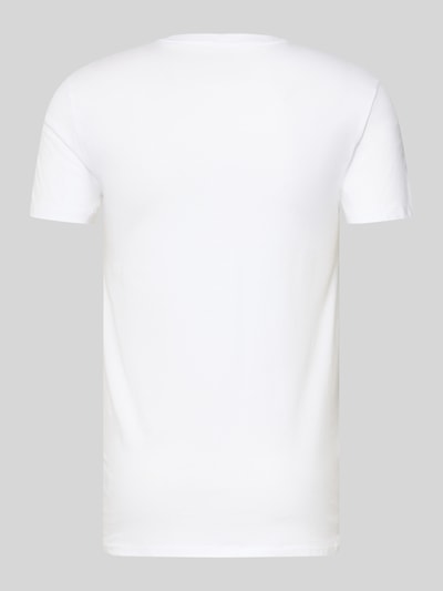 Produktfoto, Slim Fit T-Shirt aus reiner Baumwolle im 3er-Pack von Polo Ralph Lauren Underwear, Optik: Unifarben, weiß, Jerseytextur.