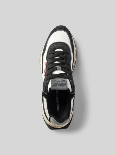 Dsquared2 Sneaker aus Leder mit Kontrastbesatz Black 4