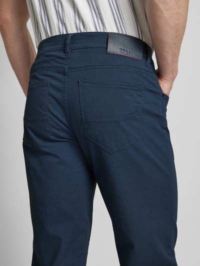 Brax Tapered fit jeans in 5-pocketmodel, model 'CADIZ' Marineblauw - 3