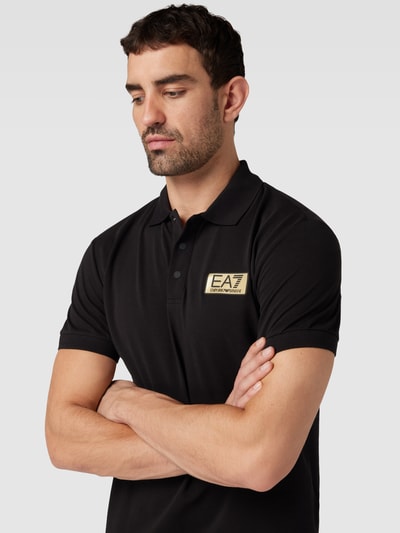 EA7 Emporio Armani Poloshirt mit Label-Patch Black 3
