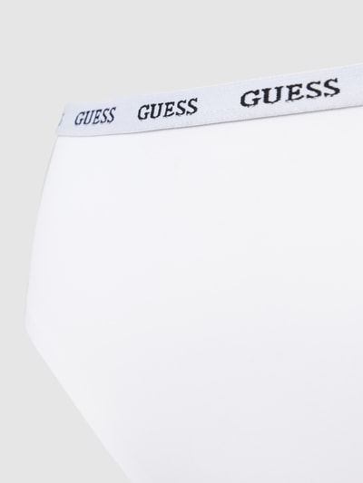 Guess Figi z elastycznym paskiem z logo model ‘DARCEY BRIEF’ Biały 2