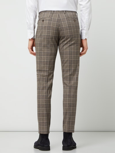 MCNEAL Slim fit pantalon met stretch, model 'Steve' Middenbruin - 5