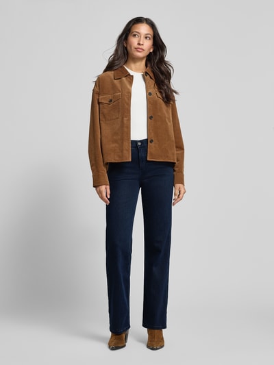 Angels Straight fit jeans in 5-pocketmodel, model 'Lara' Blauw - 1