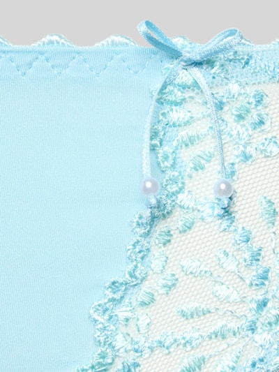 Marie Jo Slip mit Spitze und Schleifen-Details Modell 'Jane Rio' Hellblau 2