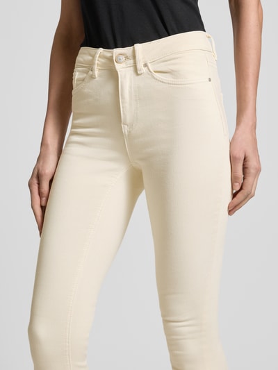 Vero Moda Skinny Fit Jeans mit Baumwoll-Anteil Modell 'FLASH' Offwhite 3