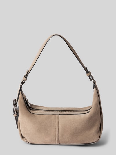 LIEBESKIND BERLIN Hobo Bag aus Leder Modell 'PARIS II' Hellgrau 1