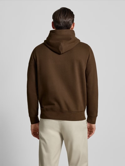 Polo Ralph Lauren Regular fit hoodie met logostitching Middenbruin - 5