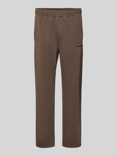 Pegador Sweatbroek met elastische band Donkerbruin - 2