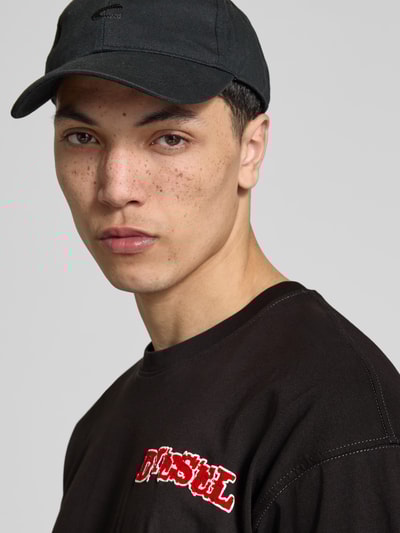 Diesel T-Shirt mit Label-Print Black 3